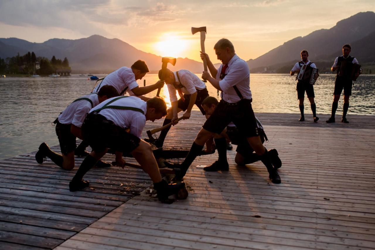 Wolfgangsee Seeblickplatzl 220 - Mit Tollem Seeblick! Strobl Dış mekan fotoğraf